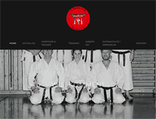 Tablet Screenshot of karate-passau.de